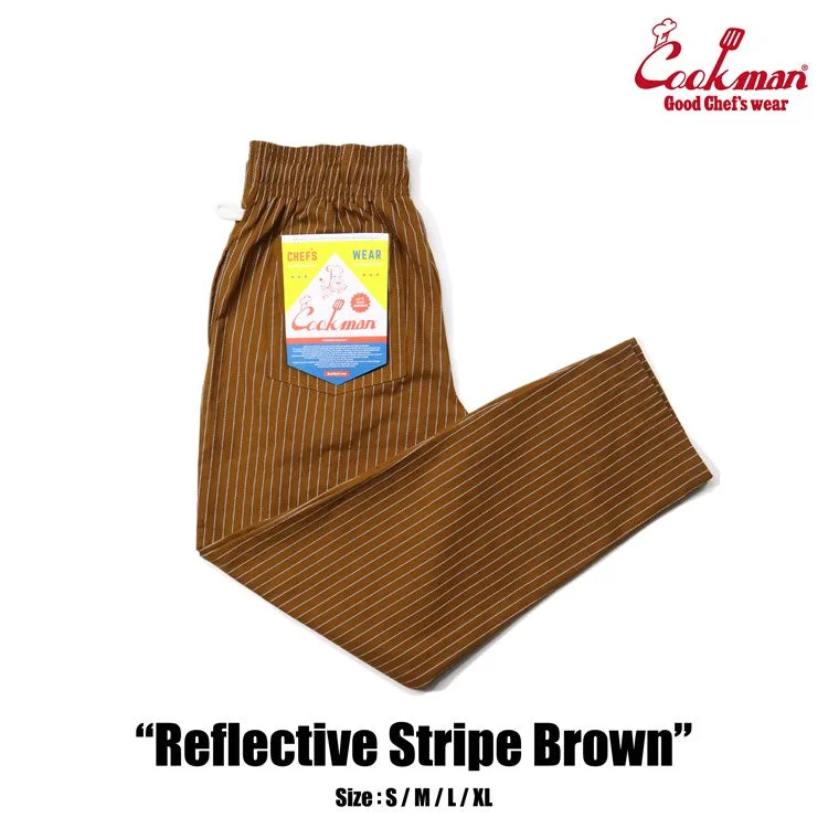 Weekend Deals That Dazzle Cookman Chef Pants - Reflective Stripe : Brown