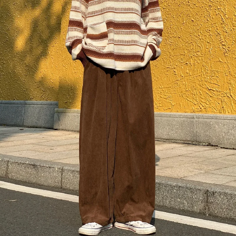 Weekend Discounts to Delight Loose Corduroy Pants