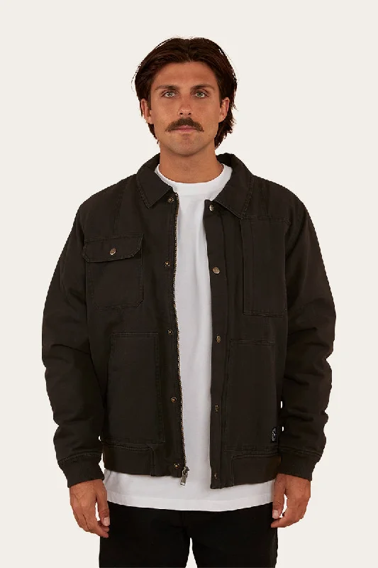 Clearance Sale Anvil Mens Jacket - Washed Black