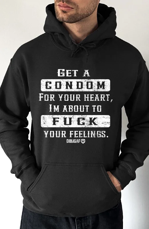 Major Deal Condom For Your Heart Pullover Hoodie