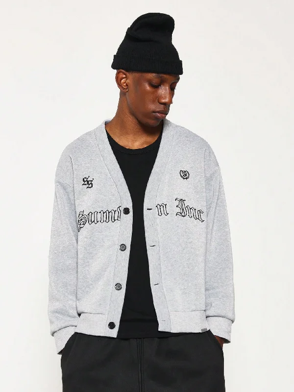 Super Savings Regular Fit Button-Up Sweatshirt With Embroidery