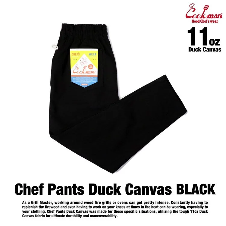 Weekend Discounts to Celebrate Cookman Chef Pants - Duck Canvas : Black