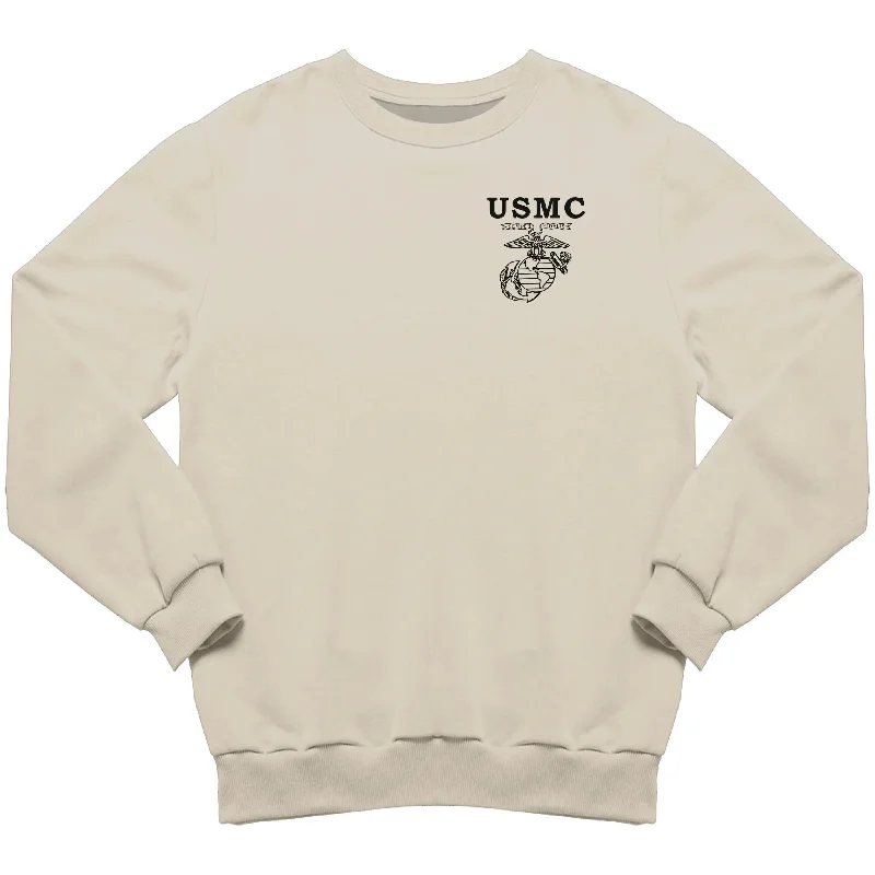 Seasonal Sale Marines Old School Heritage Sand Sweatshirt