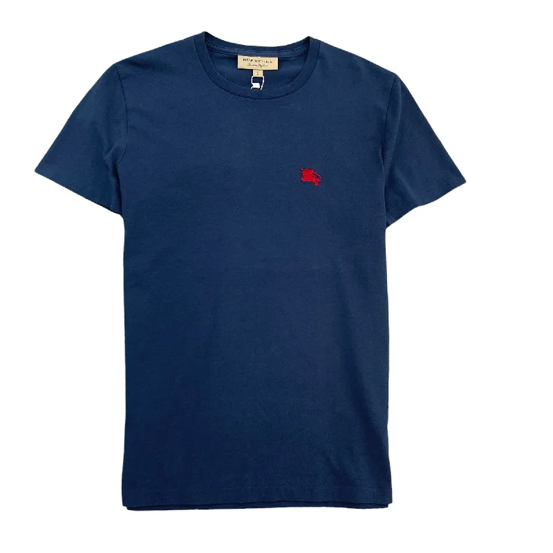 Weekend Deals That Dazzle Men's Embroidered Logo T-Shirt Navy Size S