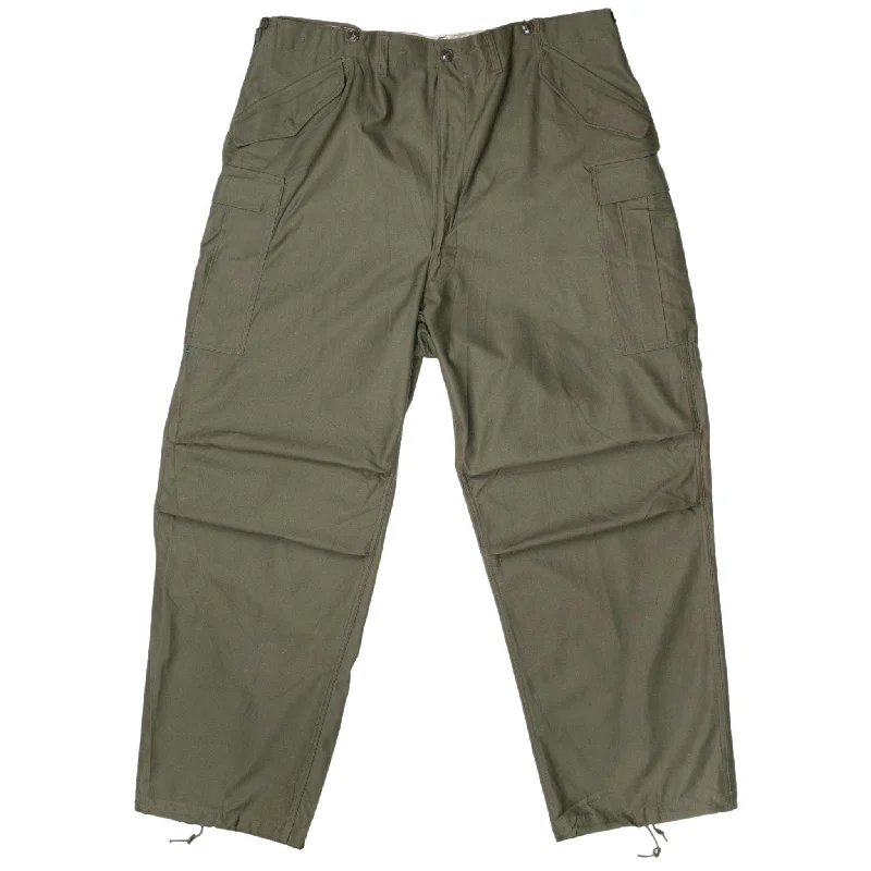 Weekend Extravaganza: Shop Now VINTAGE US ARMY FIELD TROUSERS PANTS M51 1953 KOREAN WAR XL LONG NOS