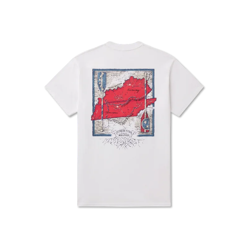 Overstock River Route Collection Tee - Tennessee & Kentucky