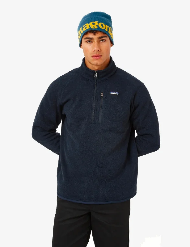 Super Savings Patagonia Better Sweater 1/4 Zip Fleece - New Navy Blue