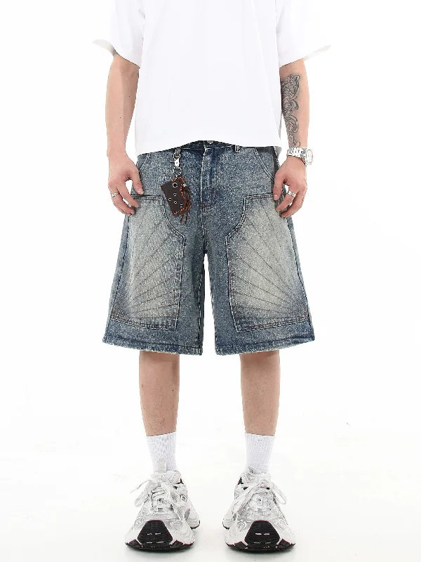 Weekend Discounts Worth Grabbing Stiched Pocket Detail Denim Shorts