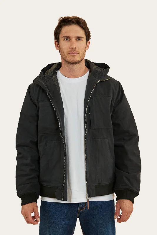 The Best Prices Sinclair Mens Canvas Jacket - Black
