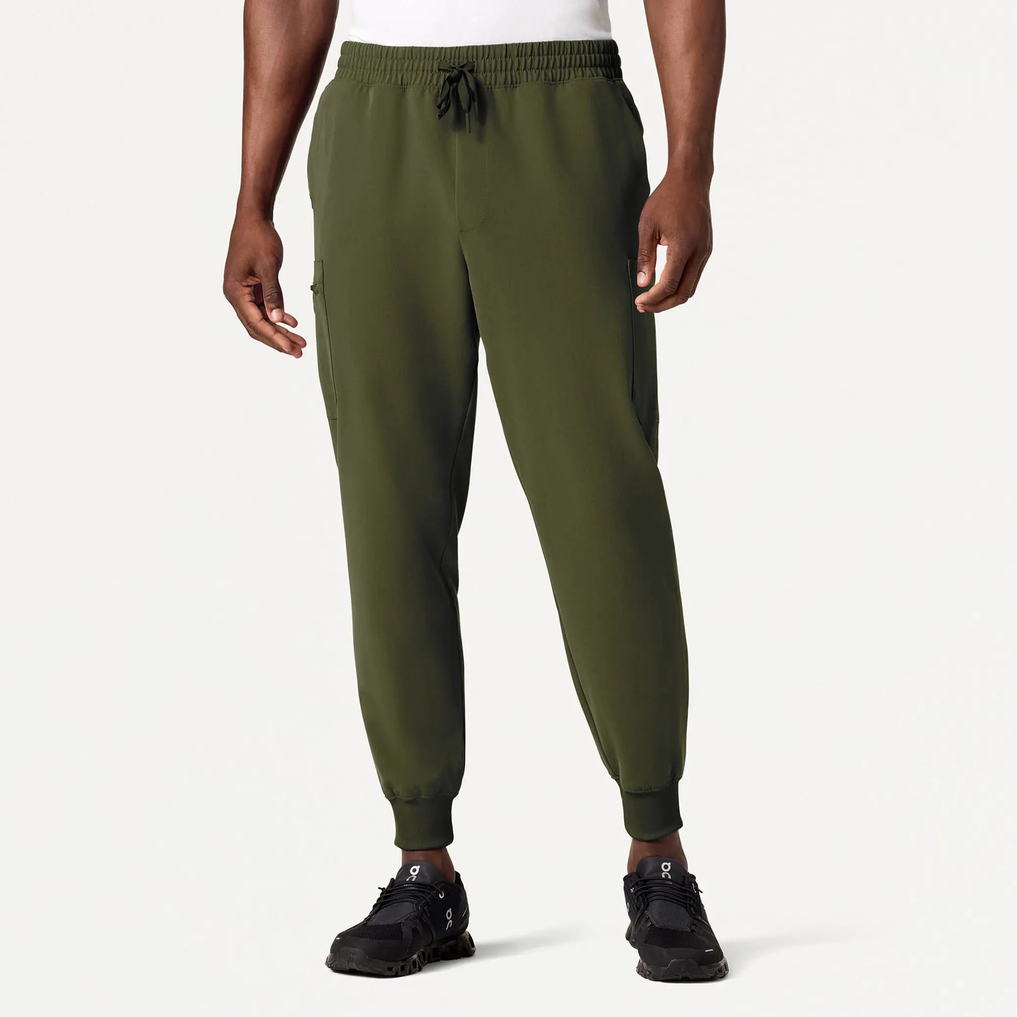 Weekend Savings Spree Jaanuu Men's Osmo 8-Pocket Scrub Jogger - Olive