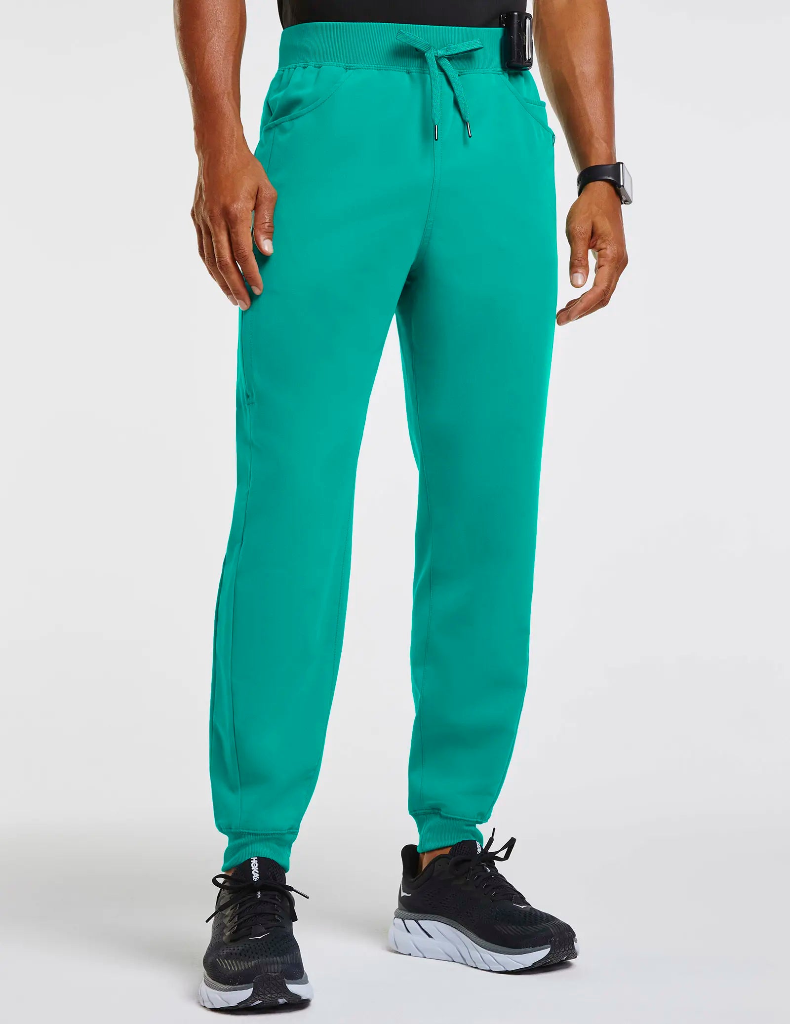 Weekend Extravaganza: Shop Now Jaanuu Men's Drawstring Scrub Jogger - Surgical Green
