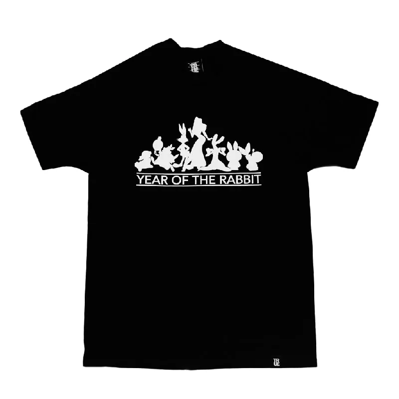 Deal Mania True Men's Year of the Rabbit T-Shirt Black